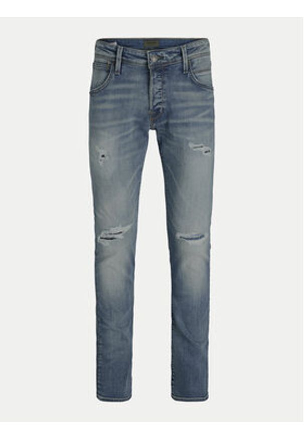 Jack & Jones - Jack&Jones Jeansy Glenn 12258180 Niebieski Slim Fit. Kolor: niebieski