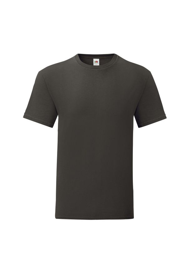 FRUIT OF THE LOOM - Kultowa Koszulka Unisex Dla Dorosłych. Kolor: szary. Sport: turystyka piesza