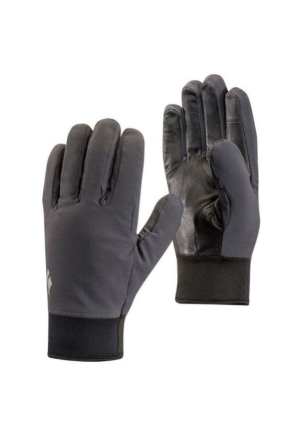 Rękawiczki Black Diamond MIDWEIGHT SOFTSELL GLOVES. Kolor: czarny