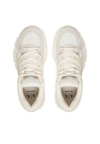 Armani Exchange Sneakersy XM001678 AF17356 M0344 Écru. Materiał: skóra #5