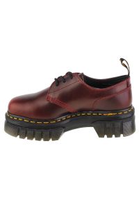 Buty Dr. Martens Audrick W DM27815211 czerwone. Okazja: na co dzień. Kolor: czerwony. Materiał: skóra. Szerokość cholewki: normalna. Wzór: gładki, napisy. Obcas: na platformie. Styl: casual, klasyczny #3