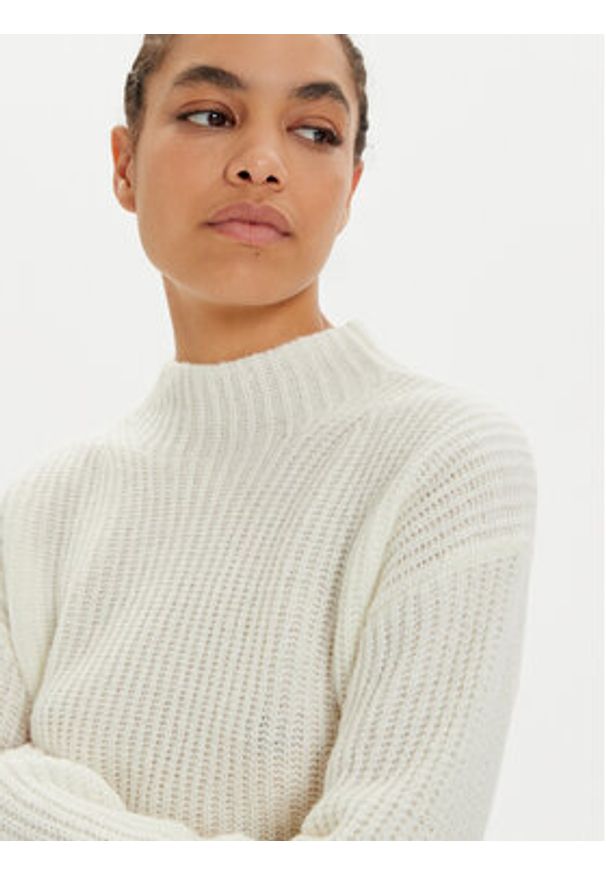 Hugo Sweter 50529354 Écru Relaxed Fit. Materiał: wełna