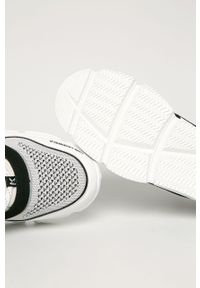 Karl Lagerfeld - Buty. Nosek buta: okrągły. Zapięcie: sznurówki. Kolor: biały. Materiał: syntetyk, materiał, skóra. Szerokość cholewki: normalna #3