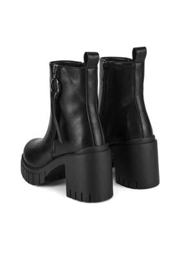 Jenny Fairy Botki WS6223-01 Czarny. Kolor: czarny. Materiał: skóra