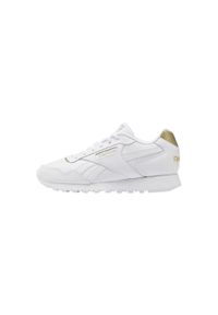 Buty do chodzenia damskie Reebok Glide. Zapięcie: sznurówki. Kolor: biały, wielokolorowy. Materiał: materiał. Szerokość cholewki: normalna. Sport: turystyka piesza
