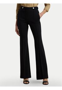 Lauren Ralph Lauren - LAUREN RALPH LAUREN Spodnie materiałowe 200971132001 Czarny Bootcut Fit. Kolor: czarny. Materiał: wiskoza
