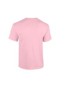 GILDAN - Ciężka Bawełniana Koszulka Unisex Dla Dorosłych. Kolor: różowy. Materiał: bawełna