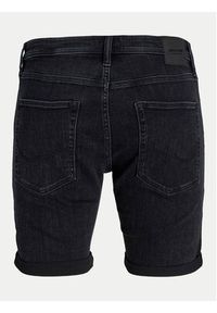 Jack & Jones - Jack&Jones Szorty jeansowe Jjirick 12250177 Czarny Regular Fit. Kolor: czarny. Materiał: bawełna #8