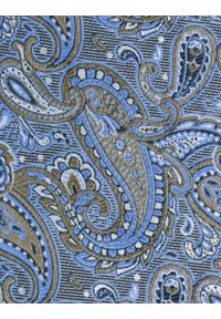 Męski Krawat - Chattier - Odcienie Niebieskiego, Wzór Paisley. Kolor: niebieski. Materiał: tkanina. Wzór: paisley. Styl: elegancki, klasyczny, wizytowy #3