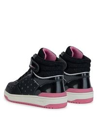 Geox Sneakersy J Washiba Girl J36HXA 004AS C0922 S Czarny. Kolor: czarny. Materiał: skóra