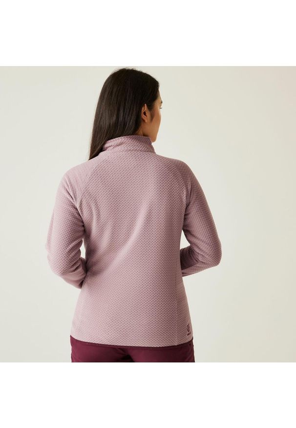 DARE 2B - Polar damski z suwakiem 1/4 Switch Up Dare 2b. Kolor: fioletowy. Materiał: polar. Sport: turystyka piesza