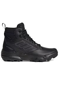 Adidas - Buty adidas Terrex Unity Leather Mid Rain.Rdy Hiking IF4977 - czarne. Kolor: czarny. Materiał: nubuk, skóra. Szerokość cholewki: normalna. Model: Adidas Terrex. Sport: wspinaczka