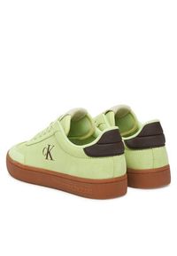 Calvin Klein Jeans Sneakersy Classic Cupsole Mix In YW0YW01767 Biały. Kolor: biały. Materiał: skóra #6