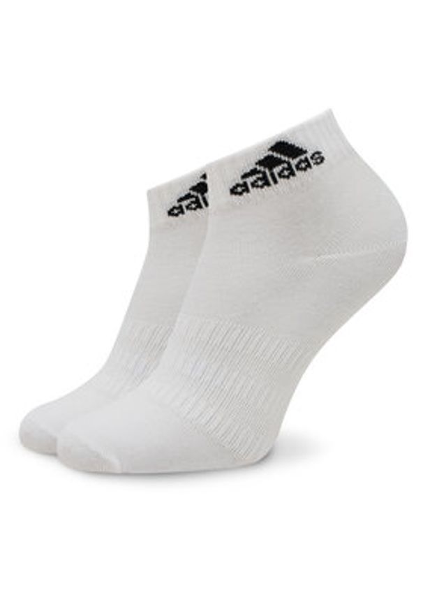 Adidas - adidas Skarpety Niskie Unisex Thin and Light Sportswear HT3430 Biały. Kolor: biały. Materiał: bawełna, materiał