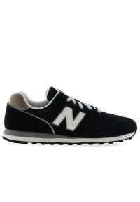 Buty unisex New Balance ML373XB2 - czarne. Okazja: na co dzień. Zapięcie: sznurówki. Kolor: czarny. Materiał: zamsz, materiał, skóra, guma. Szerokość cholewki: normalna. Model: New Balance 373