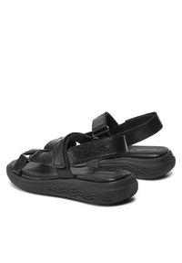 Geox Sandały D Spherica Ec5w A D25ADA 00043 C9999 Czarny. Kolor: czarny. Materiał: skóra #5