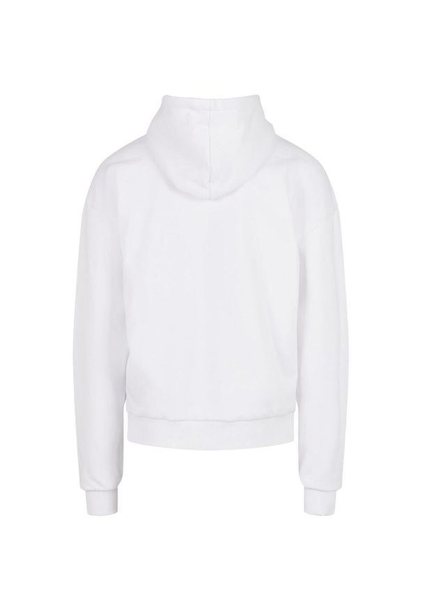 BUILD YOUR BRAND - Bawełniana Bluza Z Kapturem Dla Dorosłych Unisex Ultra Heavyweight Boxy Hoodie. Typ kołnierza: kaptur. Kolor: biały. Materiał: bawełna