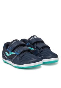 Joma Buty do piłki nożnej Sala Max Jr 2503 SMJS2503INV Granatowy. Kolor: niebieski. Materiał: materiał #5