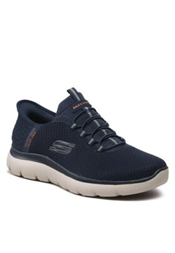 skechers - Skechers Sneakersy High Range 232457/NVY Granatowy. Kolor: niebieski. Materiał: materiał