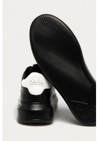 Karl Lagerfeld - Buty skórzane. Nosek buta: okrągły. Zapięcie: sznurówki. Kolor: czarny. Materiał: skóra