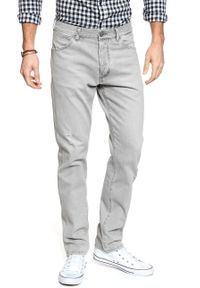 Wrangler - WRANGLER SPODNIE MĘSKIE SLIDER ICY GREY W18RRJ28C 112127392