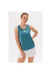 ROUGH RADICAL - Damska koszulka biegowa Rough Radical Support Singlet Women. Kolor: zielony