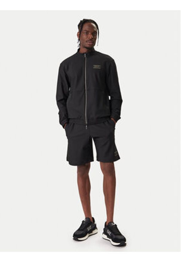 EA7 Emporio Armani Bluza 7M001338 AF21099 UC001 Czarny Regular Fit. Kolor: czarny. Materiał: syntetyk