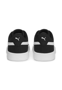 Puma - Dziecięce Sneakersy Smash 3.0 Buck PUMA Black White. Kolor: biały, czarny, wielokolorowy. Materiał: nubuk. Szerokość cholewki: normalna