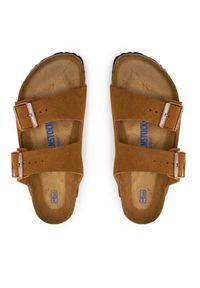 Birkenstock Klapki Arizona Bs 1009527 Brązowy. Kolor: brązowy. Materiał: skóra, zamsz #6