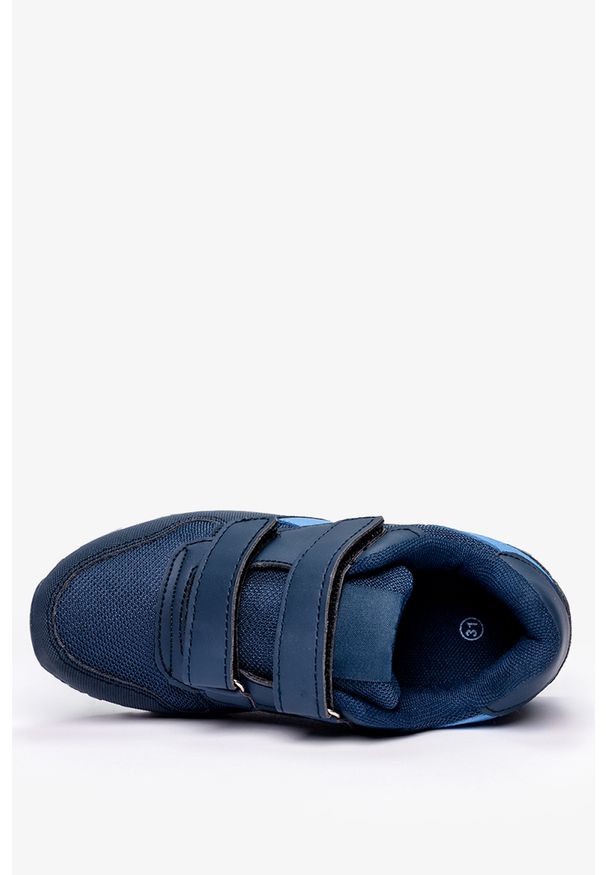 Casu - Niebieskie buty sportowe na rzepy casu c913. Zapięcie: rzepy. Kolor: niebieski