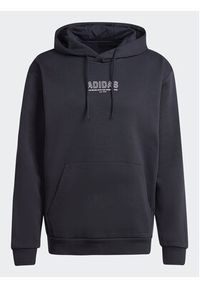 Adidas - adidas Bluza IR8357 Czarny Loose Fit. Kolor: czarny. Materiał: bawełna #6