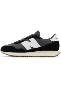 Buty New Balance MS237GA – czarne. Okazja: na co dzień. Kolor: czarny. Materiał: skóra, zamsz, materiał, guma. Szerokość cholewki: normalna #2