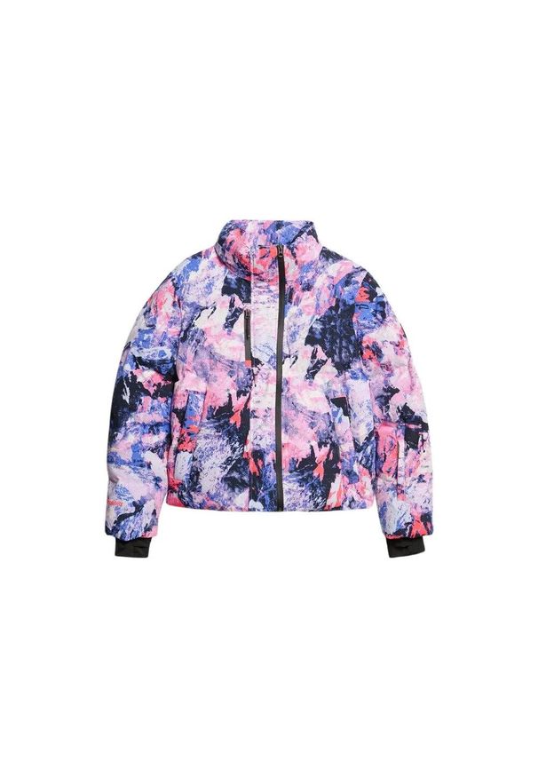 Prosta kurtka damska Superdry. Kolor: fioletowy. Sport: narciarstwo