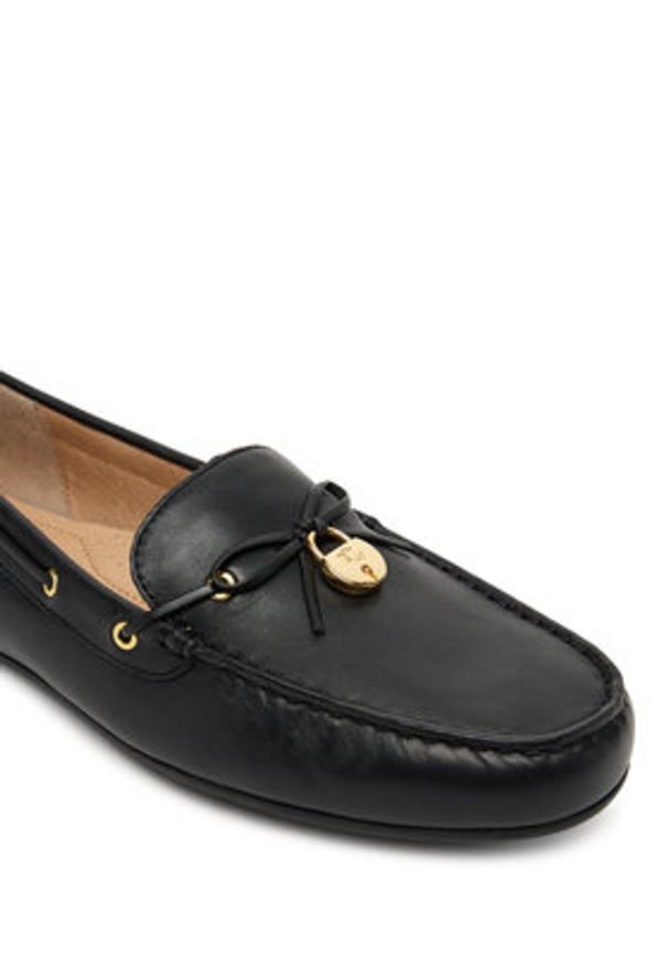Lauren Ralph Lauren - LAUREN RALPH LAUREN Mokasyny Wylie 802967751001 Czarny. Kolor: czarny. Materiał: skóra