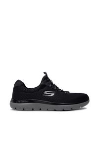 skechers - Skechers Sneakersy Summits 52811/BKCC Czarny. Kolor: czarny. Materiał: materiał #1