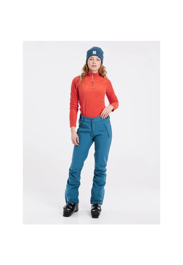 Spodnie narciarskie dla kobiet Protest Lole Softshell. Kolor: niebieski. Materiał: softshell. Sezon: zima. Sport: narciarstwo