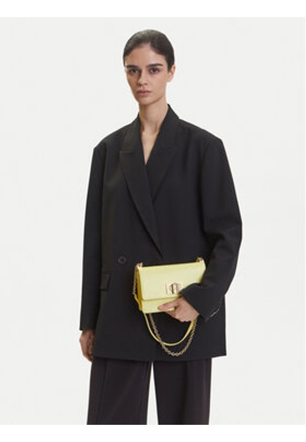 Furla Torebka 1927 BAFKACO ARE000 3684S Żółty. Kolor: żółty. Materiał: skórzane