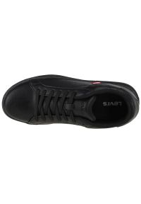 Levi's® - Levis Buty Levi's Sneakers Piper M 234234-661-559 czarne. Okazja: na co dzień. Zapięcie: sznurówki. Kolor: czarny. Materiał: skóra, syntetyk, guma