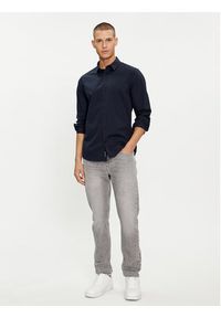 Calvin Klein Jeans Koszula J30J324614 Granatowy Slim Fit. Kolor: niebieski. Materiał: bawełna #4