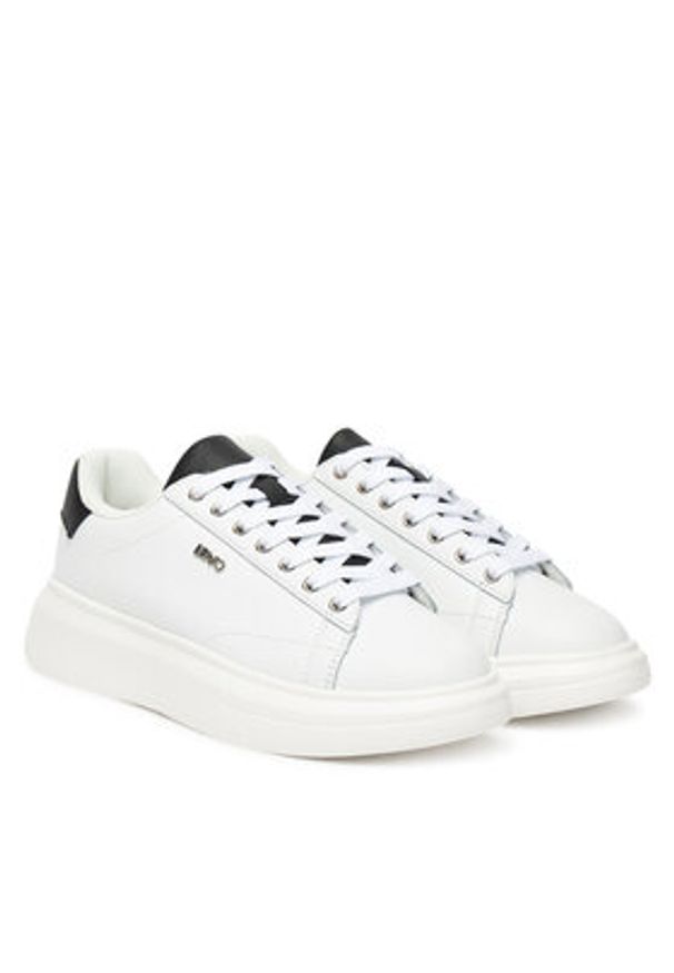 Liu Jo Sneakersy Babol 01 BF5059 PX748 Biały. Kolor: biały. Materiał: skóra