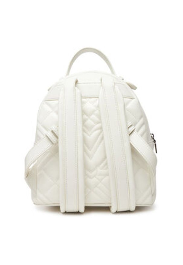 Love Moschino - LOVE MOSCHINO Plecak JC4148PP0MLA0100 Biały. Kolor: biały. Materiał: skóra