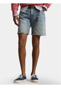 Polo Ralph Lauren Szorty jeansowe 710P08162001 Niebieski Regular Fit. Kolor: niebieski. Materiał: bawełna #1