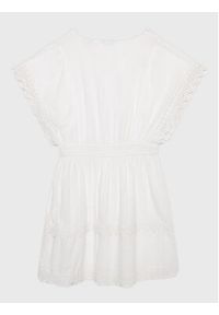 Guess Sukienka codzienna J3GK41 WFDN0 Biały Regular Fit. Okazja: na co dzień. Kolor: biały. Materiał: bawełna. Typ sukienki: proste. Styl: casual