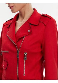 Morgan Kurtka z imitacji skóry 241-GOUSMI Czerwony Regular Fit. Kolor: czerwony. Materiał: skóra #5