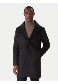 Jack & Jones - Jack&Jones Płaszcz przejściowy Blastanford 12286263 Czarny Regular Fit. Kolor: czarny. Materiał: syntetyk