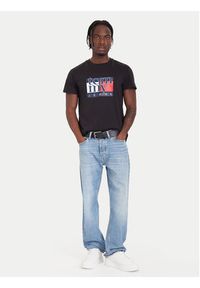 Tommy Jeans T-Shirt DM0DM21977 Czarny Regular Fit. Kolor: czarny. Materiał: bawełna #3