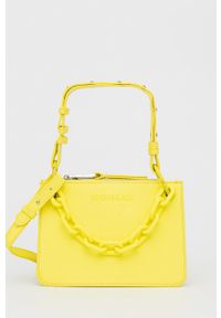 Silvian Heach torebka kolor żółty. Kolor: żółty. Rodzaj torebki: na ramię