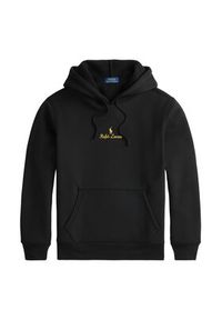 Polo Ralph Lauren Bluza 710981781001 Czarny Regular Fit. Typ kołnierza: polo. Kolor: czarny. Materiał: syntetyk, bawełna #5