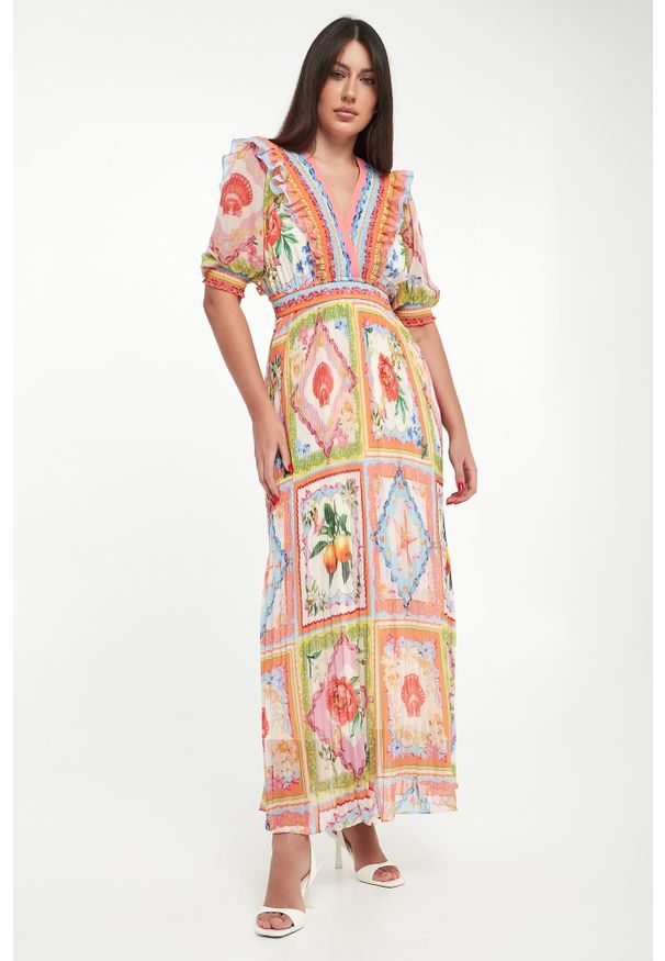 Hale bob - Sukienka szyfonowa maxi HALE BOB. Materiał: szyfon. Długość: maxi