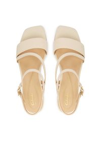 Clarks Sandały Serina35 Strap 26186118 Écru. Kolor: kremowy. Materiał: skóra #5